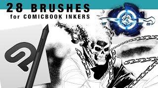 28 BRUSHES FOR COMIC BOOK ARTIST - Clip Studio Paint