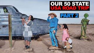 Our 50 State USA Road Trip PART TWO: 24,000 Miles Driven, 50 Capitals Visited, 142 Towns & Cities