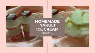 Homemade Yakult Ice Cream | Cavina Arenz