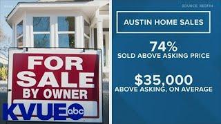 Austin homes continue selling above asking price | KVUE