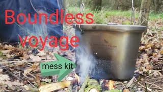 Ultralight Cookware. Boundless Voyage. Mess Kit.