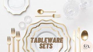 Unique And Luxury Tableware Collection | Tableware Names | Crockery Collection | #dinnerware