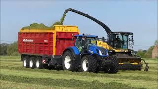 Jan Bevers gras hakselen 2022 (1) , New Holland FR 700