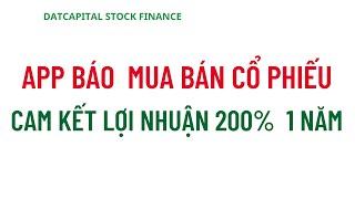 DAT CAP.| Chứng Khoán Hôm Nay| APP MUA BÁN CỔ PHIẾU LÃI KHỦNG NHẤT VIỆT NAM
