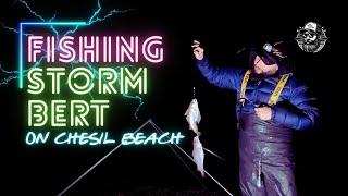 Fishing Storm Bert on Chesil Beach with Wayne | Catching Plenty of Fish in Stormy Weather 