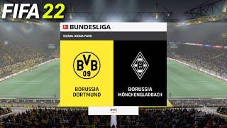 FIFA 22 - Borussia Dortmund vs Borussia Monchengladbach - BUNDESLIGA | PS4