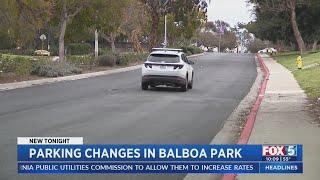 Parking Changes In Balboa Park