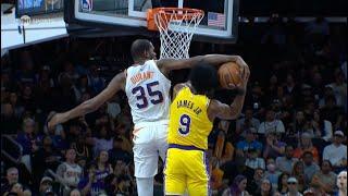 Kevin Durant Tried to Block Bronny James 