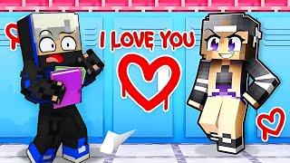  This School Girl Has a Crush on Me in Minecraft..