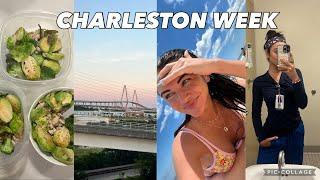 WEEK IN MY LIFE IN CHARLESTON | picu shifts, beach days, facial, cooking, river dogs game