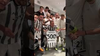 Leonardo Bonucci makes his milestone 500th appearance for Juventus on Europa League semi-final