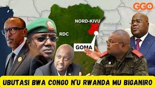 UBUTASI BW'U RWANDA NA CONGO MU BIGANIRO|ABAKOMANDO B'U RWANDA BAVE MURI CONGO, FDLR ISENYWE|LUANDA