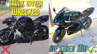 2007 Ninja ZX6R brought back to life. (Sat for 10 YEARS!!) REBUILD Start to Finish.