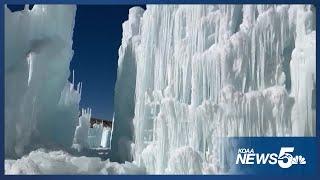 Cripple Creek Ice Castles are underway after recent snowfall