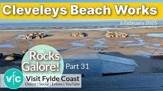 Why there are Rocks Everywhere at Cleveleys Beach! (most will be moved!)