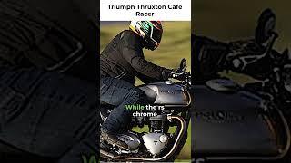 Triumph Thruxton Cafe Racer  ️ | Motorpedia | #biker #shorts #motorcyclelife