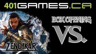 Magic The Gathering Battle For Zendikar Box Opening Versus - 401 Games