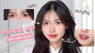 Makeup tone hồng đi diễn văn nghệ, chụp kỉ yếu, khai giảng l Minh Ngọc
