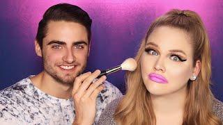 BOYFRIEND DOES MY MAKEUP | NikkieTutorials