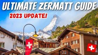 ULTIMATE ZERMATT TRAVEL GUIDE: Top things to do in 2024! Gornergrat + Matterhorn Glacier Paradise