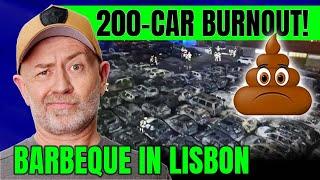 200+ cars destroyed in Lisbon Airport EV BBQ! | Auto Expert John Cadogan