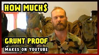 This Is How much money Grunt Proof makes on YouTube 2024