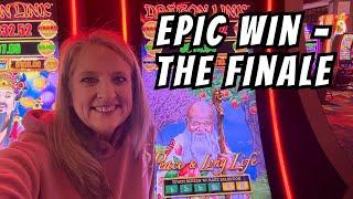 Epic Run - The Finale on Peace & Long Life!  #slots #casino #slotmachine