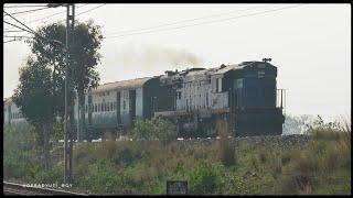 Disappearing Diesels..!! BWN WDM-3A Leads Katwa-Ahmadpur Passenger || Accelerating After NBKH