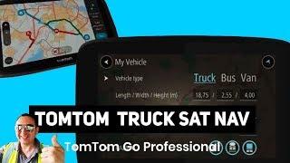 TomTom Truck Sat Nav British Trucking GPS for Lorry Drivers