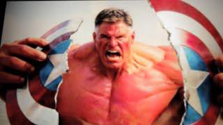 RED HULK vs FALCON FIGHT SCENE In Captain America Brave New World New Trailer | RED HULK NEW Footage