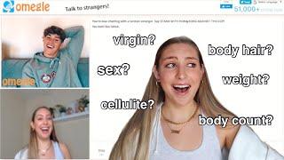 asking OMEGLE boys questions girls are too afraid to ask! PART 2 *explicit*