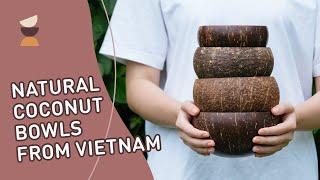 Natural Coconut Bowls from Vietnam | Rainforest Bowls