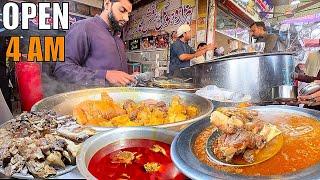 MOST AUTHENTIC PUNJABI BREAKFAST DHABA | LETHAL BHATTI BONG PAYE AND CHANAY | STREE FOOD PAKISTAN