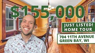3 bed 1 Bath Historic Character House For Sale In Green Bay Wisconsin - 704 11th Avenue Video Tour