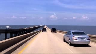 The World's Longest Overwater Bridge (the Lake Pontchartrain Causeway)