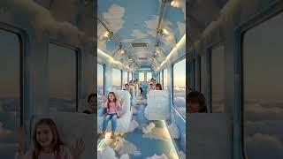 Cloud & Sky Themed Train  Would you like to ride #train #travel #candy #funny #Cloud & Sky Themed