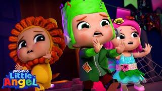 Don't Be Afraid of Halloween: Baby John Stay Calm!   | Little Angel Nursery Rhymes & Kids Songs