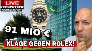 Klage gegen Rolex! 91 Millionen Euro Schaden was war da los?