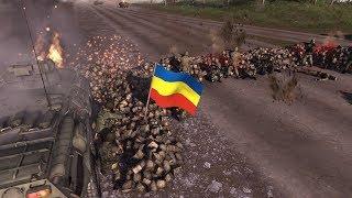 Blue Dawn Donbass Crisis Mod Breaking through a DNR road block