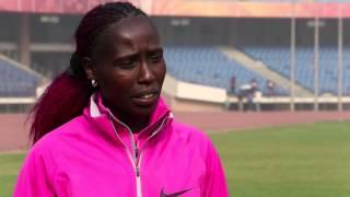 Florence Kiplagat - ADHM 2013 overall Women winner