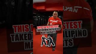 Here is the fastest takedown you’ll ever see in FMA!#filipinomartialarts #martialarts #selfdefense