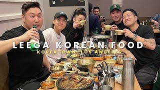 Authentic Korean Food with @YEAROFTHEOX  @junoflo @g2slife at Leega in Koreatown Los Angeles