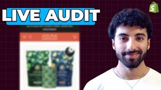 Watch Me LIVE AUDIT a Nutrition Ecommerce Brand for BFCM