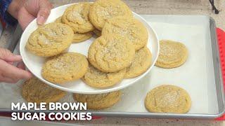 Maple Brown Sugar Cookies | Soft and Chewy Cookie Recipe