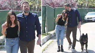 Ben Affleck And Girlfriend Ana de Armas Cheered On By Paparazzi Begging For A "Beso"