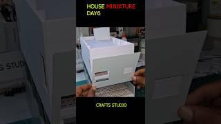 House miniature model day 6 #miniature #architecture #diorama #displaymodel #fpyシ #fpyシviral