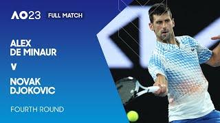 Alex de Minaur v Novak Djokovic Full Match | Australian Open 2023 Fourth Round