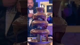 Chocolate Fountain  #shorts #chocolate #chocolatefountain #krrtravelvlogsofficial