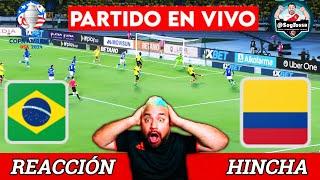 PARTIDAZOBRASIL 1-1 COLOMBIA / 2t EN VIVO COPA AMERICA  2024Reaccion Hincha