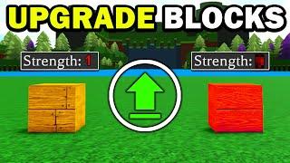 UPGRADE BLOCK STRENGTH!! (myth testing) | Build a boat for Treasure ROBLOX